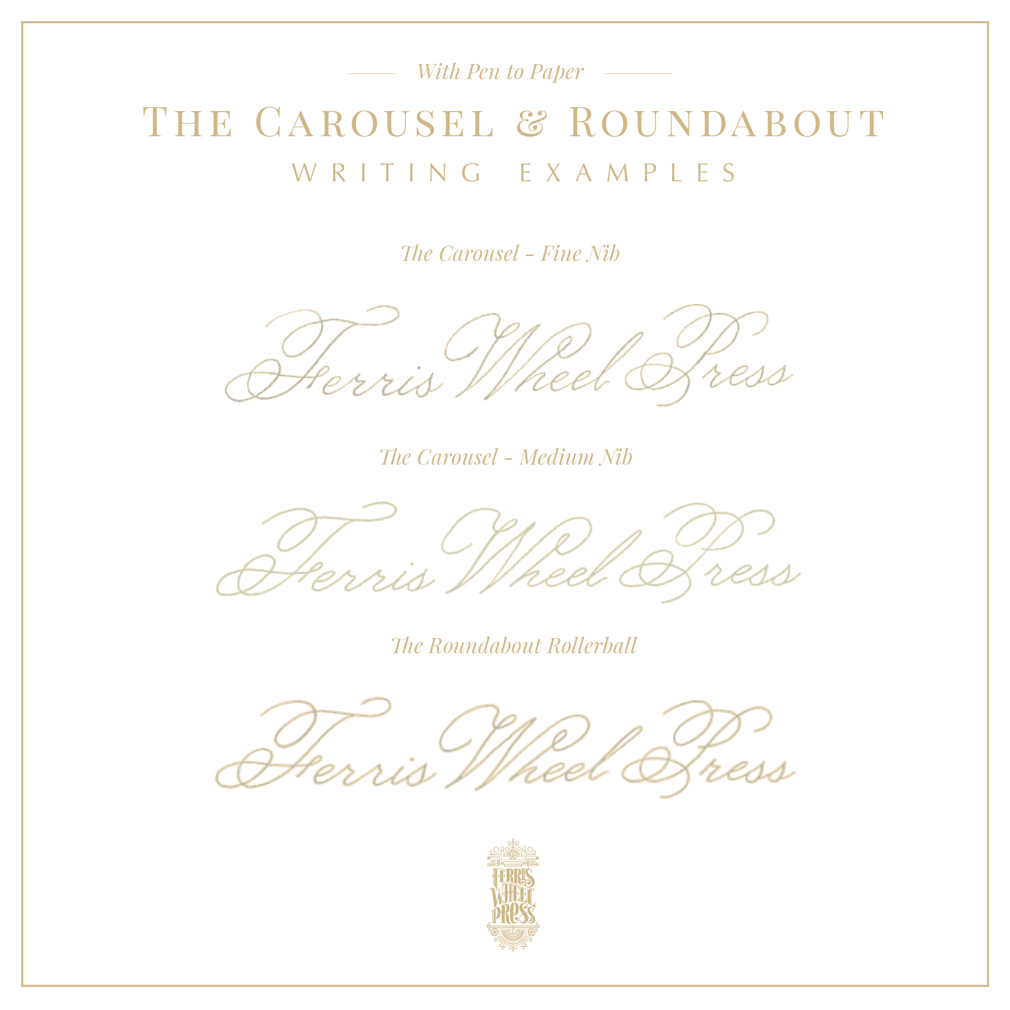 The Carousel Fountain Pen - French Vanilla